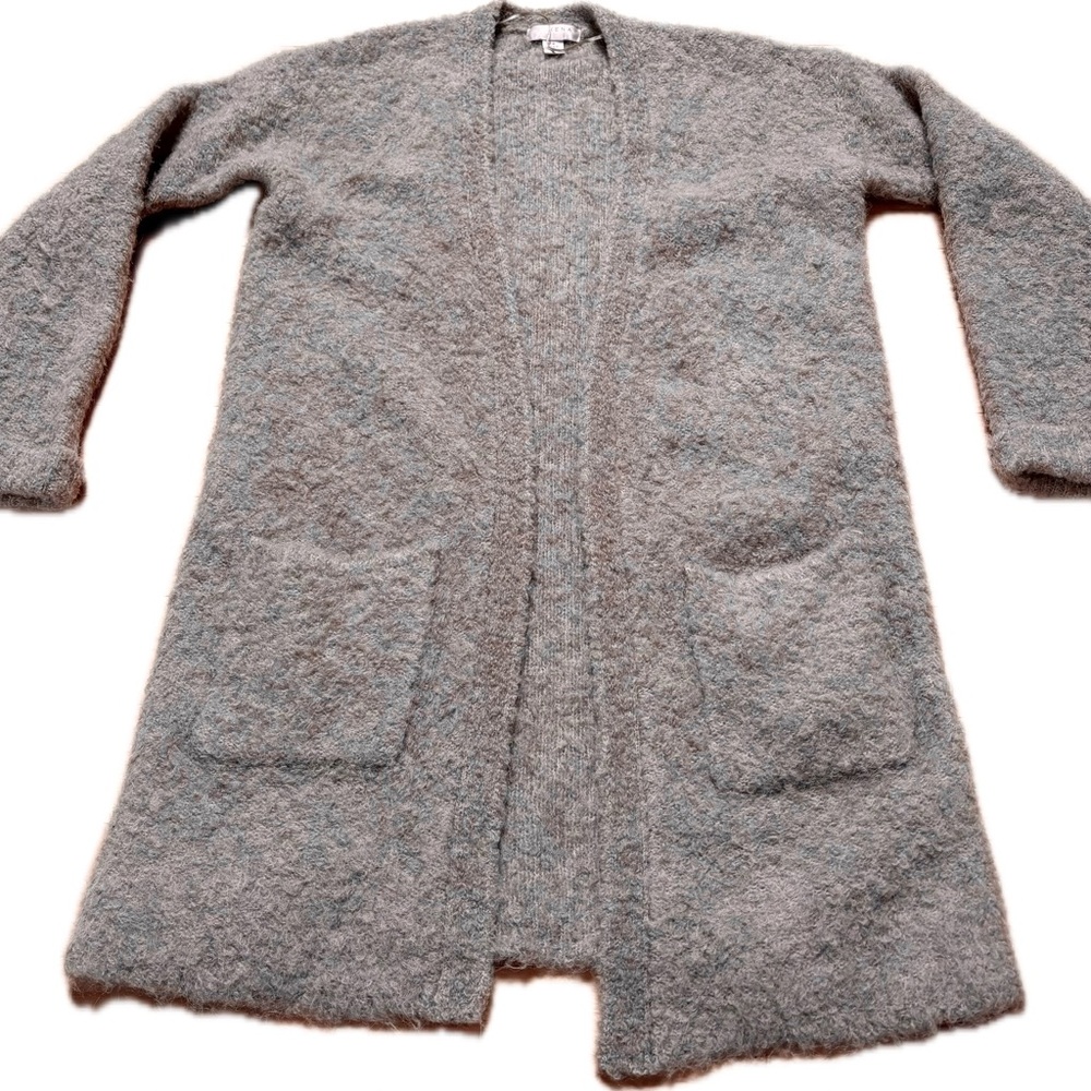 KENAR Mohair Blend Knit Open Cardigan